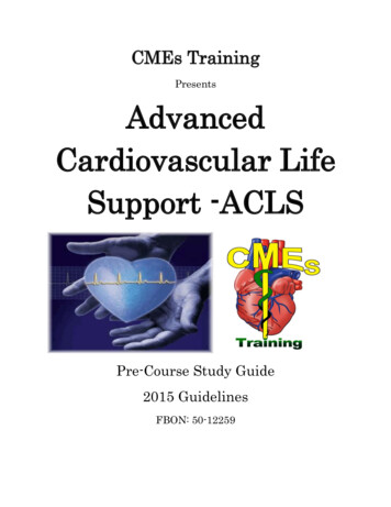 Presents Advanced Cardiovascular Life Support -ACLS
