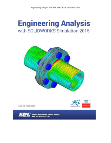 Engineering Analysis With SOLIDWORKS Simulation 2015
