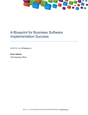 A Blueprint For Business Software Implementation Success