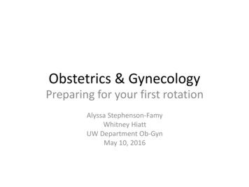 Preparing For Your First Rotation - University Of Washington