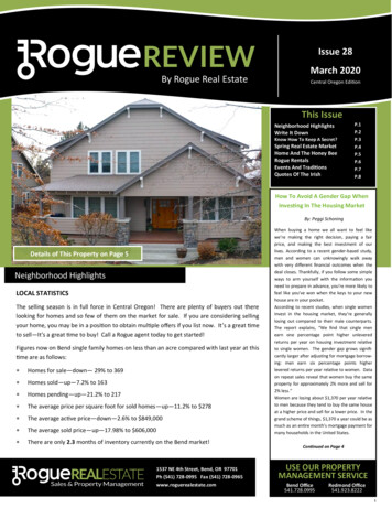 Issue 28 March 2020 Y Rogue Real Estate This Issue