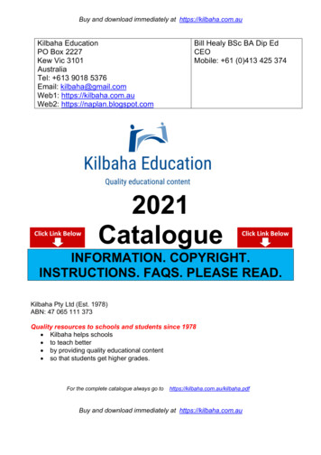 2021 Kilbaha Catalogue Information, Copyright .