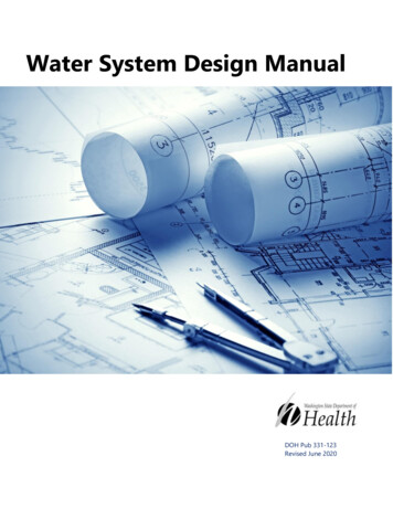 Water System Design Manual - Home :: Washington State .