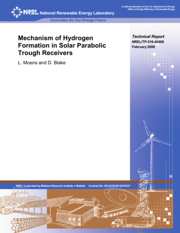 Mechanism Of Hydrogen Technical Report