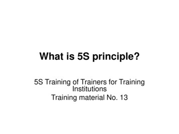 What Is 5S Principle? - JICA