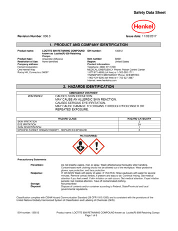 Safety Data Sheet - MSC Industrial Direct