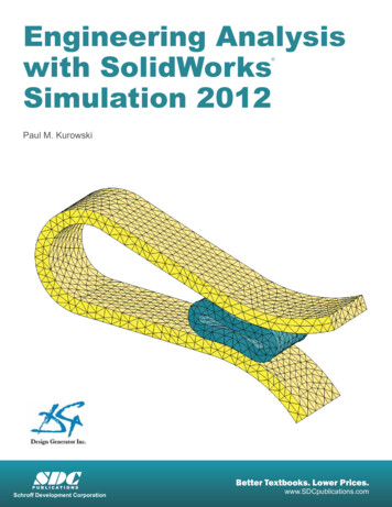 Engineering Analysis With SolidWorks Simulation 2012