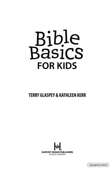 Bible Basics For Kids - Harvest House Publishers