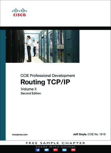 Routing TCP/IP, Volume II - Pearsoncmg 