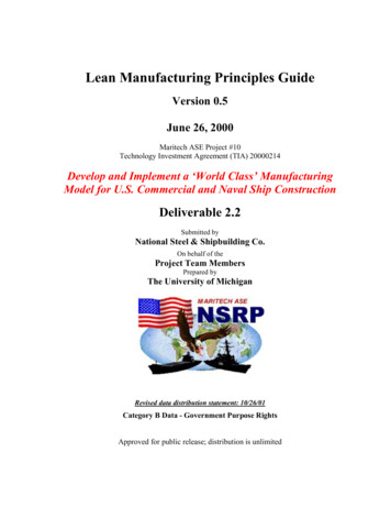Lean Manufacturing Principles Guide