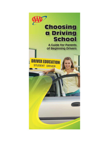 AAA's Choosing A Driving School