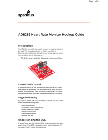 AD8232 Heart Rate Monitor Hookup Guide