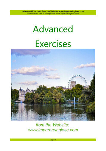 Advanced Exercises - Imparare Inglese