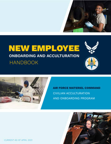 New Employee Onboarding And Acculturation Handbook