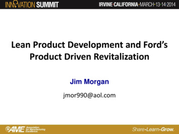 Lean Product Development And Ford’s