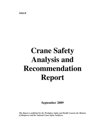 Crane Safety Analysis And Recommendation Report
