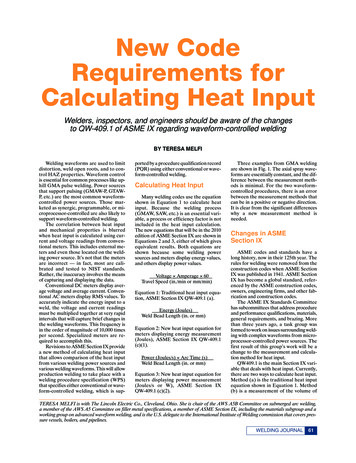 New Code Requirements For Calculating Heat Input