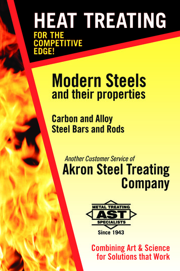 Carbon And Alloy Steel Bars And Rods