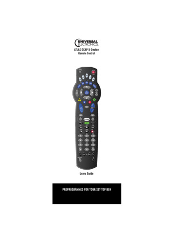 Atlas OCAP 5-Device Universal Remote Control With Learning