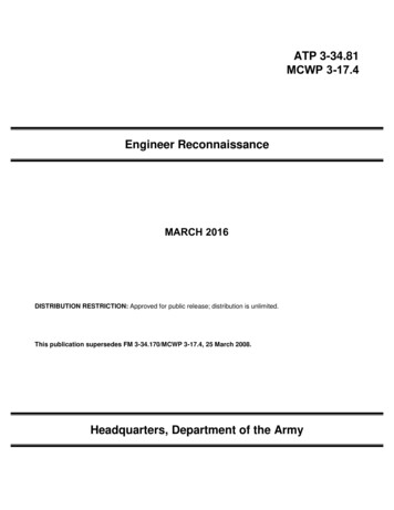 Engineer Reconnaissance - United States Army