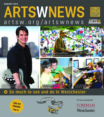 ARaugust 2014tSwnewS - Arts Westchester