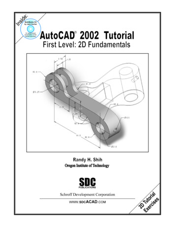 AutoCAD 2002 Tutorial - First Level: 2D Fundamentals