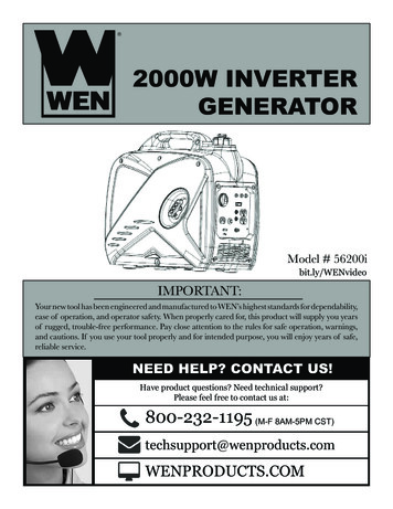 2000W INVERTER GENERATOR