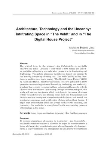 Architecture, Technology And The Uncanny