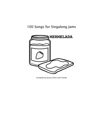 100 Songs For Singalong Jams - Berkeley Hillel