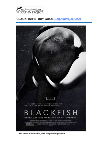 'BLACKFISH' STUDY GUIDE DolphinProject