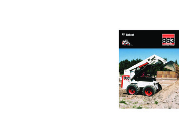 Bobcat The Standard Of Design, SPECIFICATIONS
