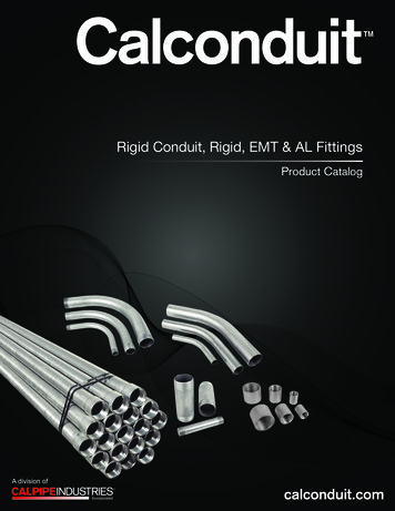 Rigid Conduit, Rigid, EMT & AL Fittings
