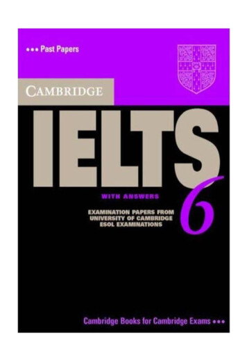 Cambridge IELTS 6 - WordPress 