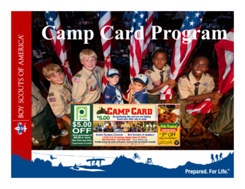Camp Card Program - Boy Scouts Of America