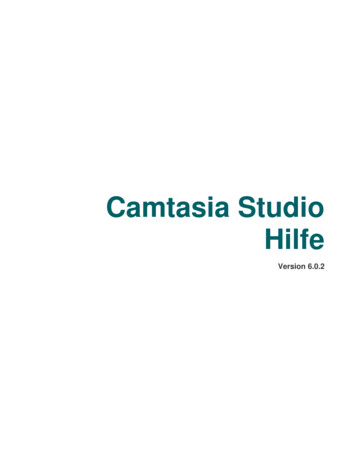 Camtasia Studio Hilfe - Heidelberg University