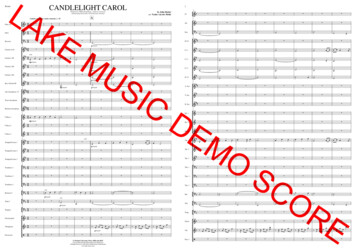 Score CANDLELIGHT CAROL - Lake-music 