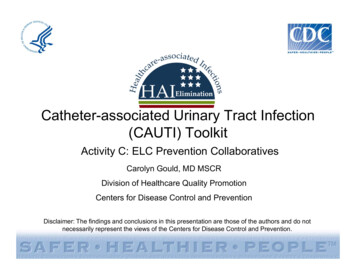 Catheter-associated Urinary Tract Infection (CAUTI) Toolkit