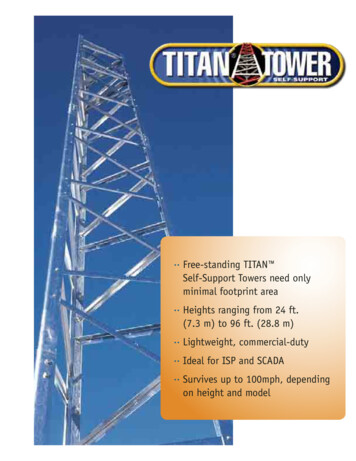 TITAN Self-Support Towers - Trylon