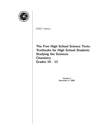The Free High School Science Texts: Textbooks For High .