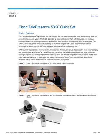 Cisco TelePresence SX20 Quick Set - Tvs .hk