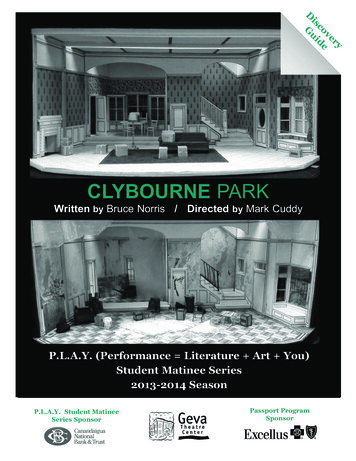 CLYBOURNE PARK - Geva Theatre