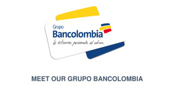 MEET OUR GRUPO BANCOLOMBIA - Millennium Bcp