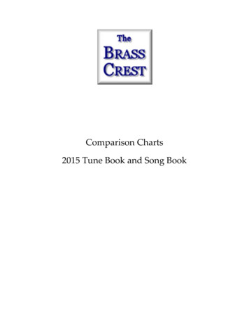 Comparison Charts 2015 Tune Book And Song Book