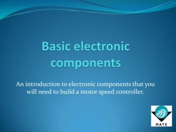 Basic Electronic Components - Marine Tech