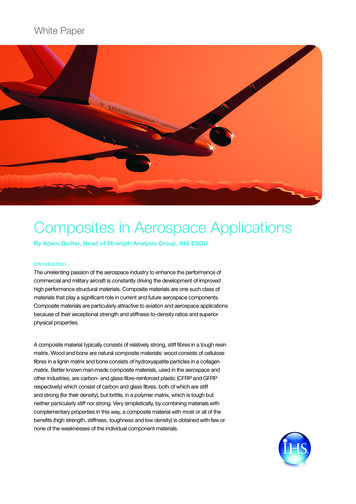Composites In Aerospace Applications - IHS Markit