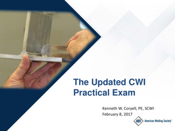The Updated CWI Practical Exam
