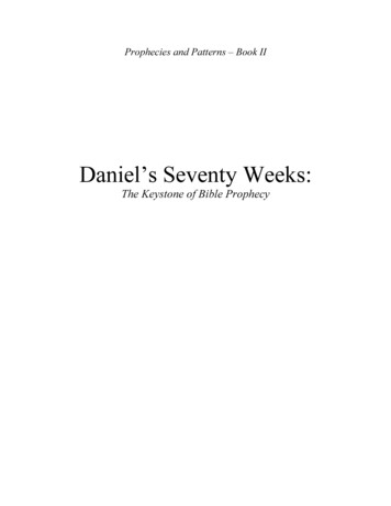 Daniel’s Seventy Weeks