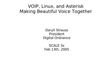 VOIP, Linux, And Asterisk Making Beautiful Voice Together