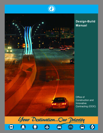 Design-Build Manual