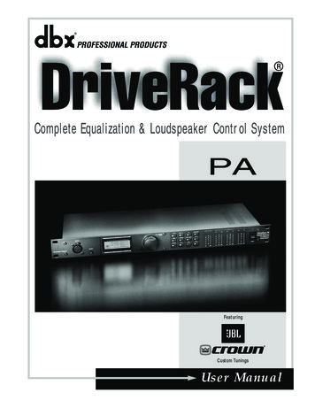 PA DriveRack Manual - Loyola
